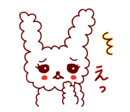 Rabbit shy sticker #380650