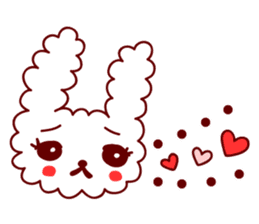 Rabbit shy sticker #380655