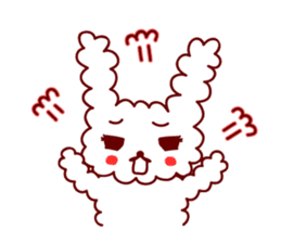 Rabbit shy sticker #380662