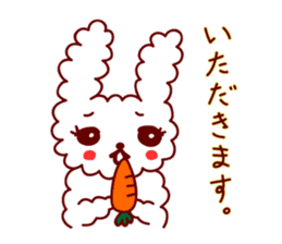 Rabbit shy sticker #380663