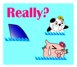 Sassy & Coco's Long Vacation sticker #380679