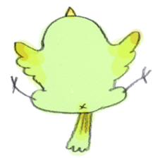 It's a bird! sticker #381029