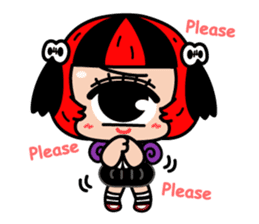 Cyclops Girl Lopco sticker #381155