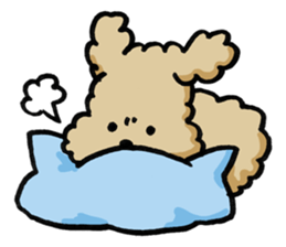 Yes, I am Toy Poodle sticker #381670