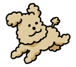 Yes, I am Toy Poodle sticker #381672