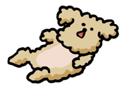 Yes, I am Toy Poodle sticker #381673