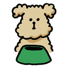 Yes, I am Toy Poodle sticker #381674