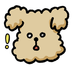 Yes, I am Toy Poodle sticker #381677