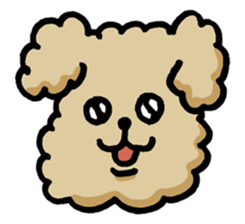 Yes, I am Toy Poodle sticker #381683