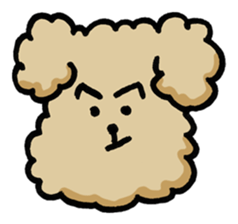 Yes, I am Toy Poodle sticker #381690