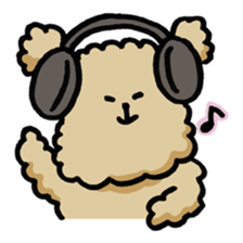 Yes, I am Toy Poodle sticker #381697