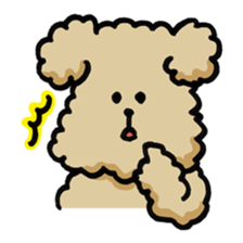 Yes, I am Toy Poodle sticker #381703