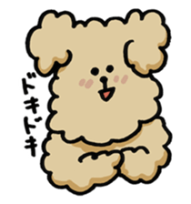 Yes, I am Toy Poodle sticker #381704