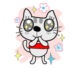 Lucky and Leo the cutie cats sticker #381726