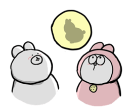 INU & USAGI's AUTUMN DAYS sticker #382353