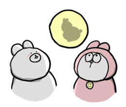 INU & USAGI's AUTUMN DAYS sticker #382353