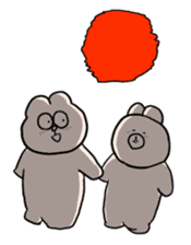 INU & USAGI's AUTUMN DAYS sticker #382384