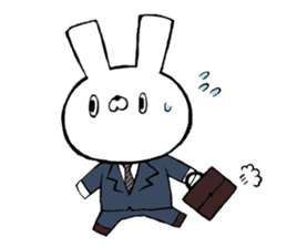 BusinessmanRabbit USAO sticker #382425