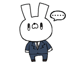 BusinessmanRabbit USAO sticker #382426