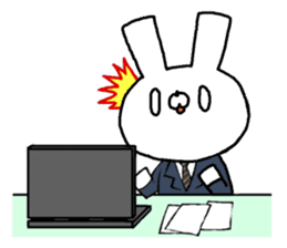 BusinessmanRabbit USAO sticker #382429