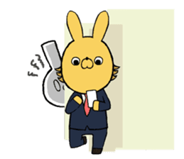 BusinessmanRabbit USAO sticker #382432