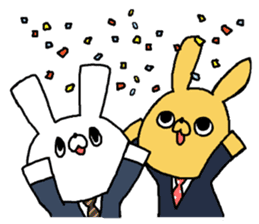 BusinessmanRabbit USAO sticker #382433
