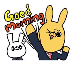 BusinessmanRabbit USAO sticker #382434