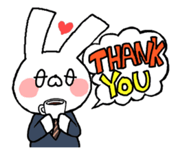 BusinessmanRabbit USAO sticker #382435