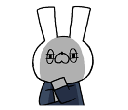 BusinessmanRabbit USAO sticker #382437