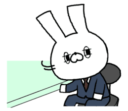 BusinessmanRabbit USAO sticker #382438