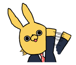 BusinessmanRabbit USAO sticker #382445