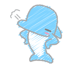 Scribble Dolphin Dol sticker #382562
