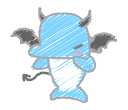 Scribble Dolphin Dol sticker #382564