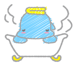 Scribble Dolphin Dol sticker #382570