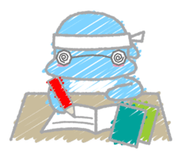 Scribble Dolphin Dol sticker #382572