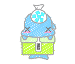 Scribble Dolphin Dol sticker #382576