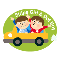 Stripe Girl & Dot Boy