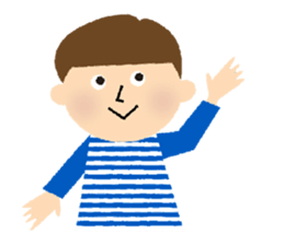 Stripe Girl & Dot Boy sticker #382745