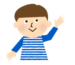 Stripe Girl & Dot Boy sticker #382745