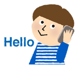 Stripe Girl & Dot Boy sticker #382747