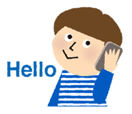 Stripe Girl & Dot Boy sticker #382747