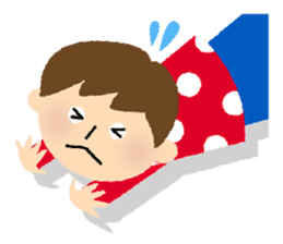 Stripe Girl & Dot Boy sticker #382748