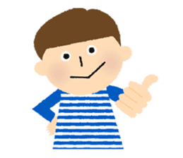 Stripe Girl & Dot Boy sticker #382751