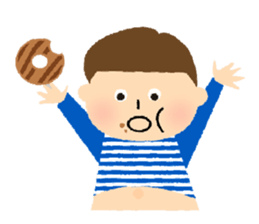 Stripe Girl & Dot Boy sticker #382754