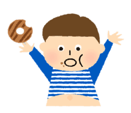 Stripe Girl & Dot Boy sticker #382754