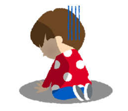 Stripe Girl & Dot Boy sticker #382760