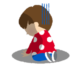 Stripe Girl & Dot Boy sticker #382760