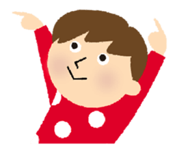 Stripe Girl & Dot Boy sticker #382764