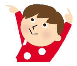 Stripe Girl & Dot Boy sticker #382764