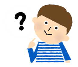 Stripe Girl & Dot Boy sticker #382765